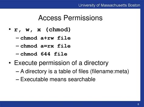 chmod cannot access|permissions .